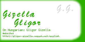gizella gligor business card